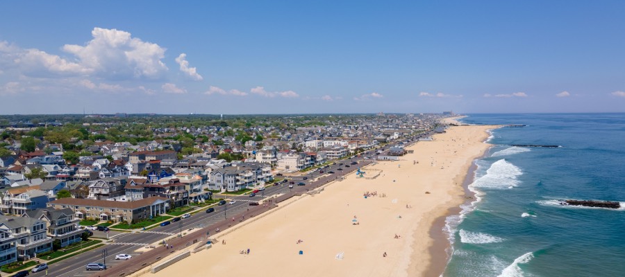 Belmar New Jersey beach