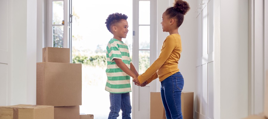 kids moving house