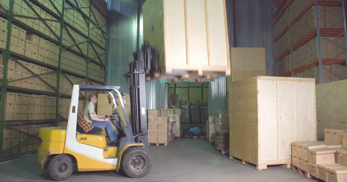 movers warehouse with secure storage solutions