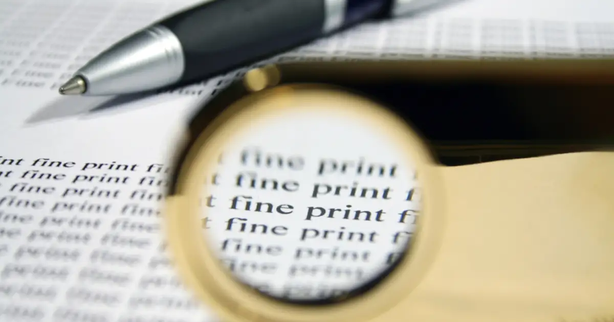 not reading the fine print in a binding agreement is one of the major moving mistakes to avoid